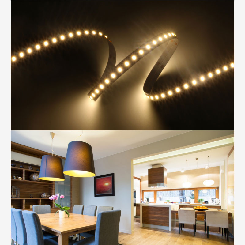 Lampu strip LED dalam ruangan